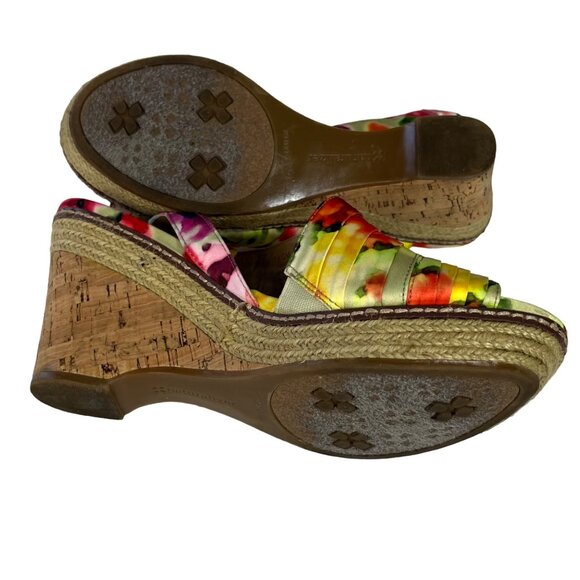 Naturalizer Lulianna Espadrille Wedge Sandals Womens Size 7.5 M Floral - Picture 7 of 10